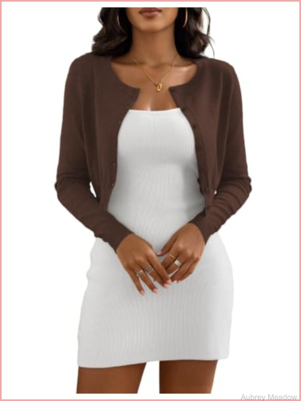 Women's Cropped Bolero Cardigan, 80% Viscose 20% Polyamide, Knit Shrug, Crew